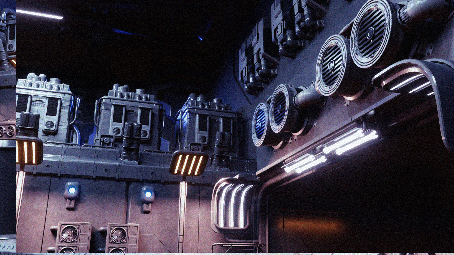 Sci Fi City Assets 3D model_2