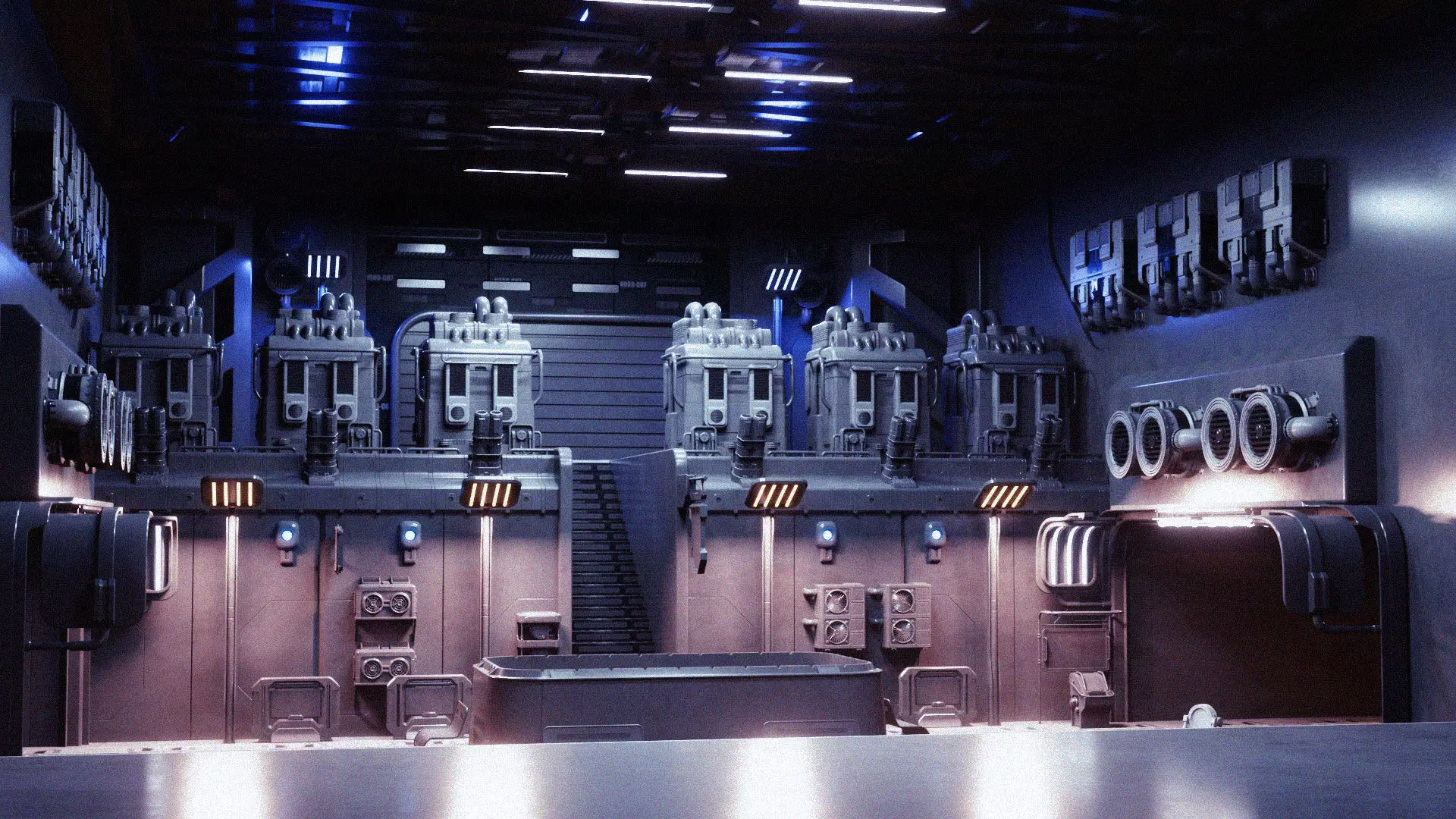 Sci Fi City Assets 3D model_0