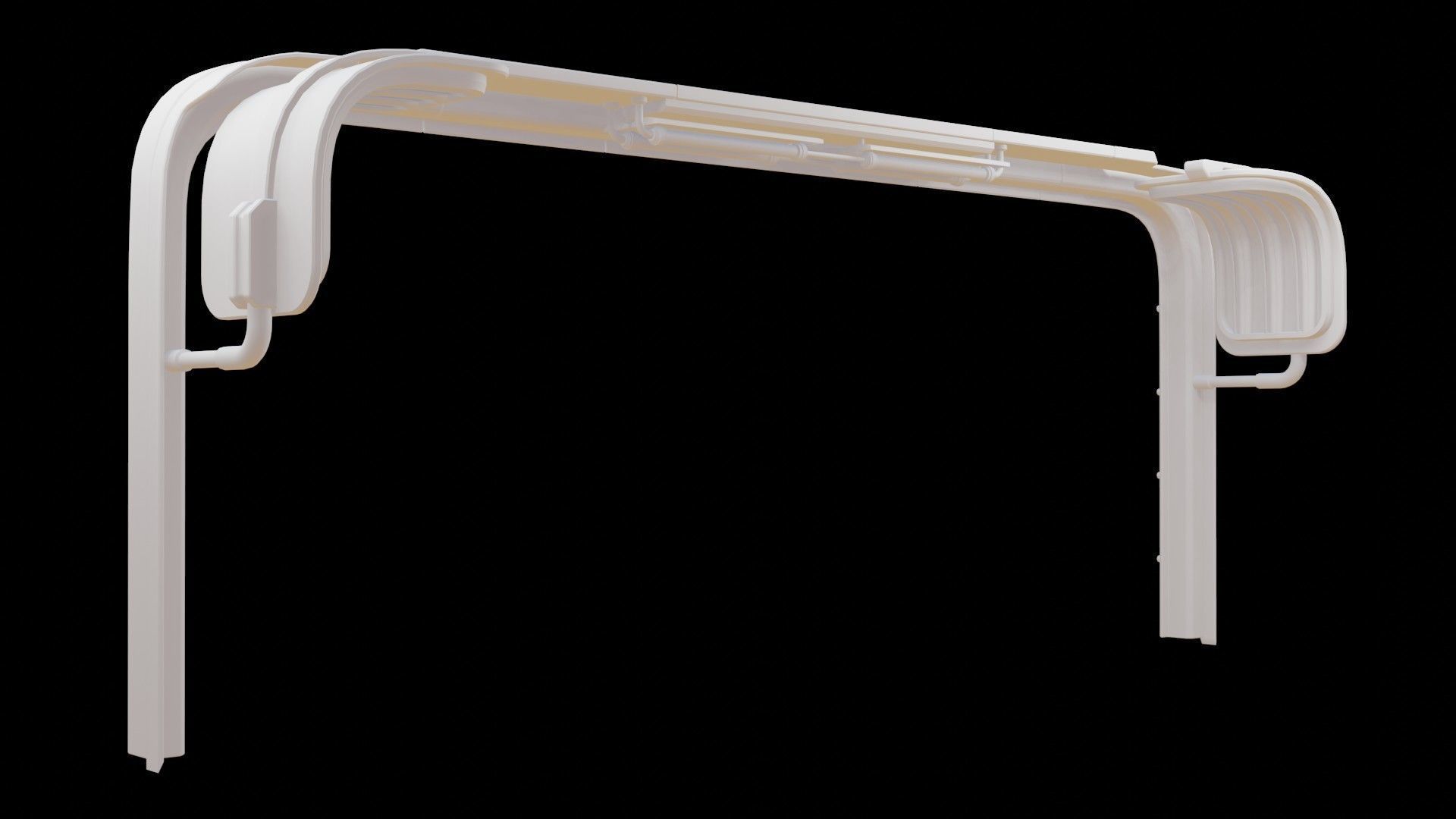 Sci Fi City Assets 3D model_12