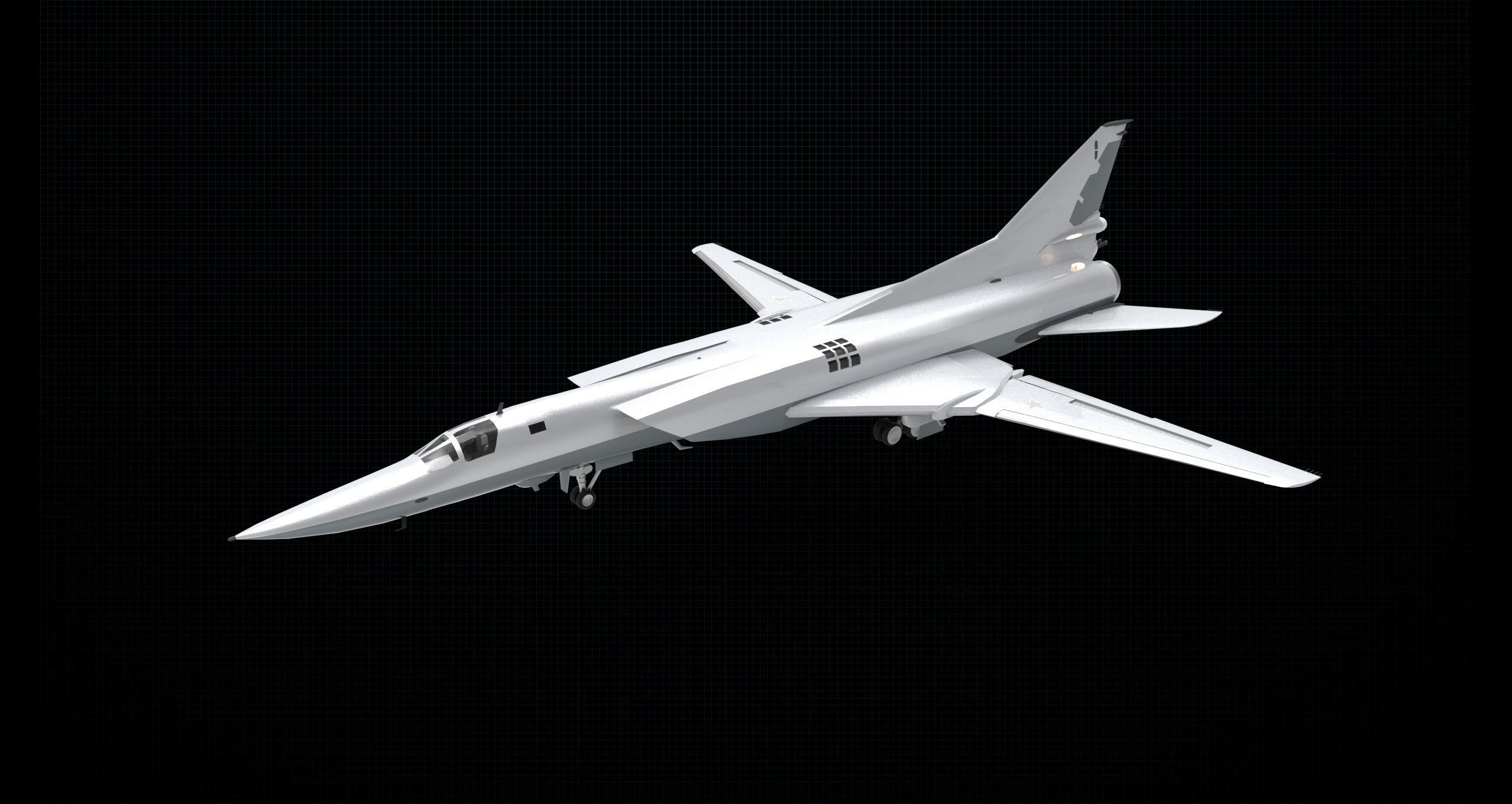 Tupolev TU-22M 3D model_8