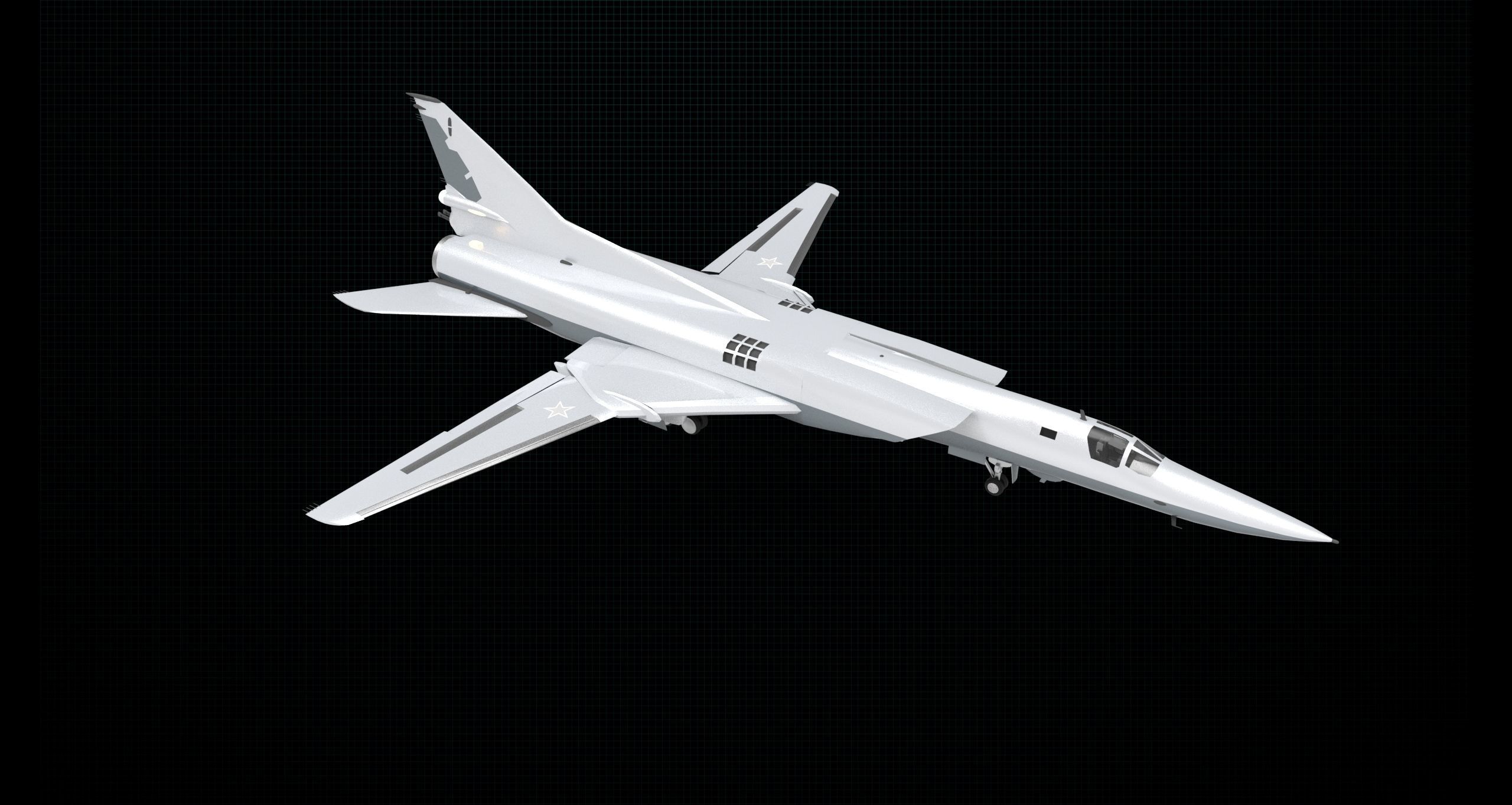 Tupolev TU-22M 3D model_1