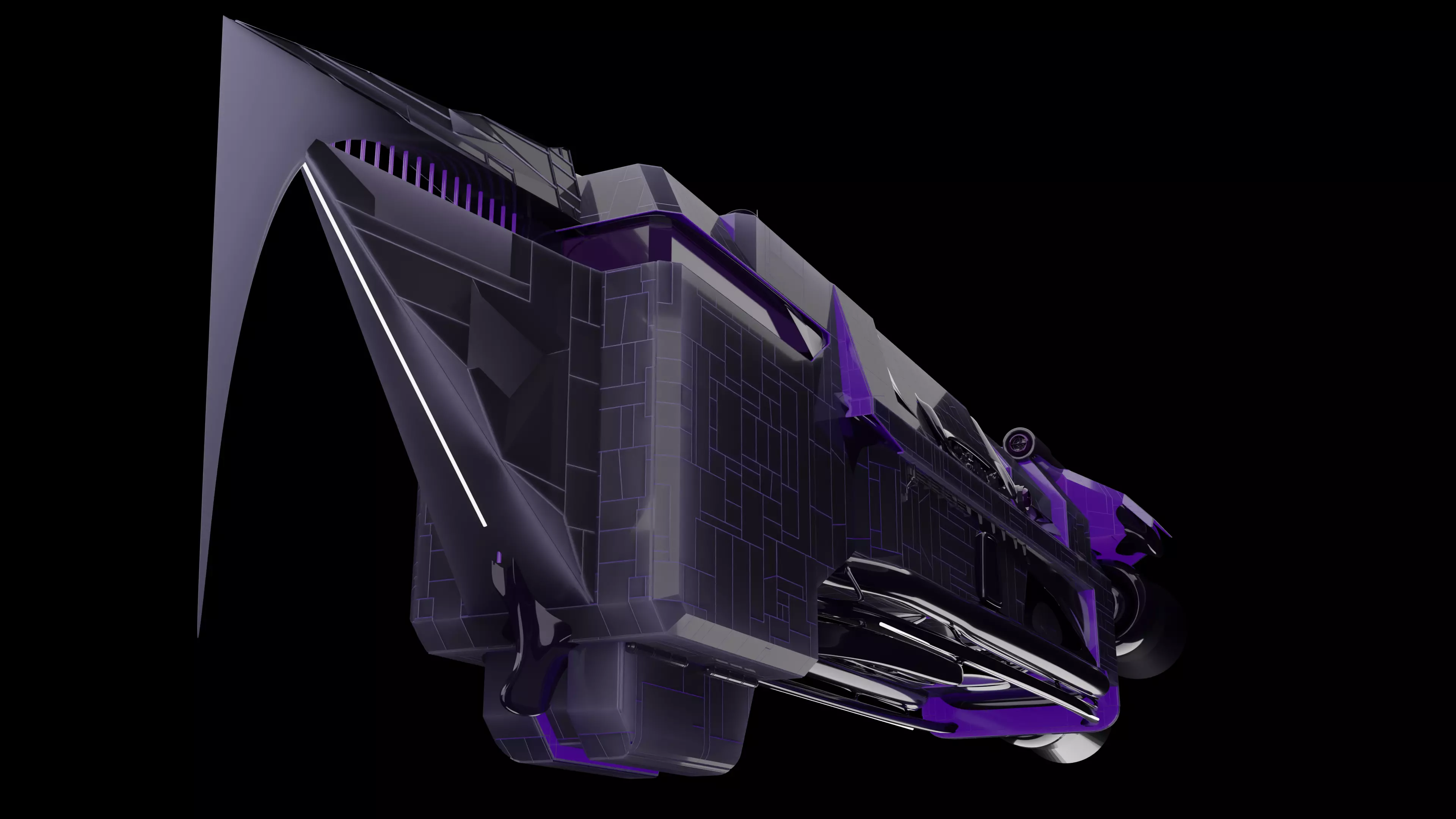 EXPANSION SPACESHIP Free 3D model