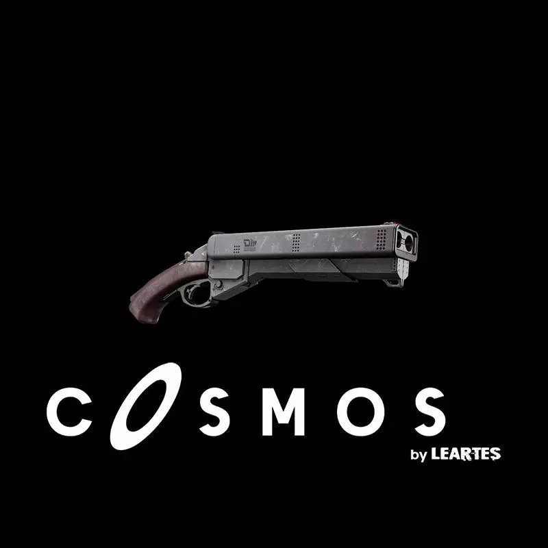 The Bull 9 gun Low-poly 3D model_0