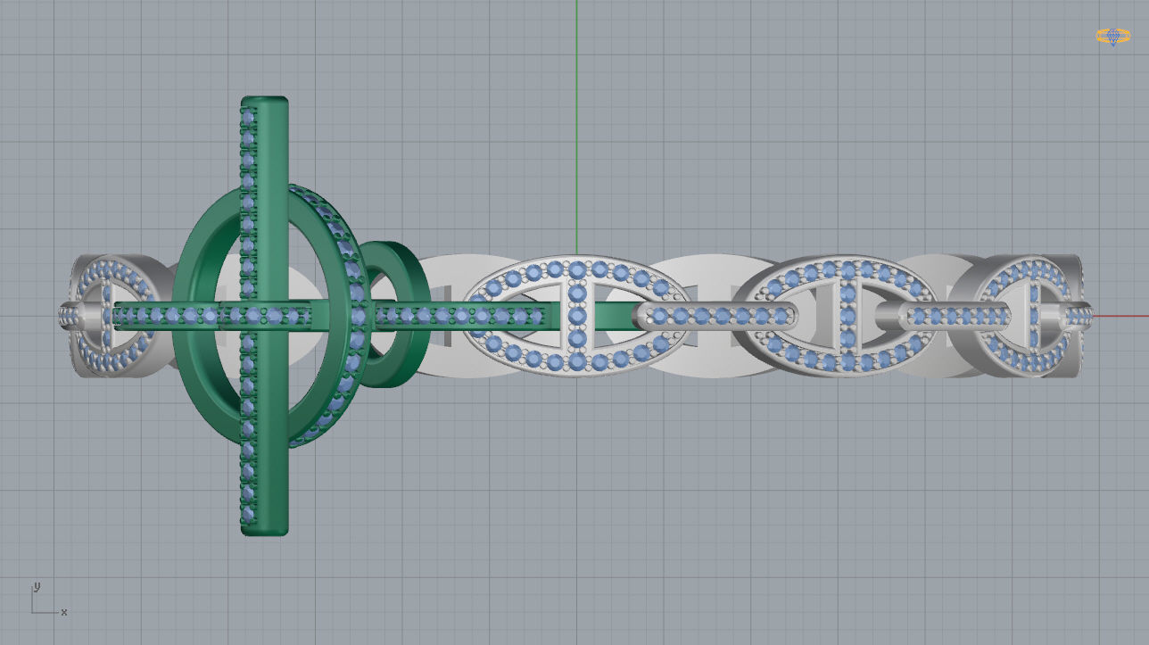 Bracelet 01 3D print model_6