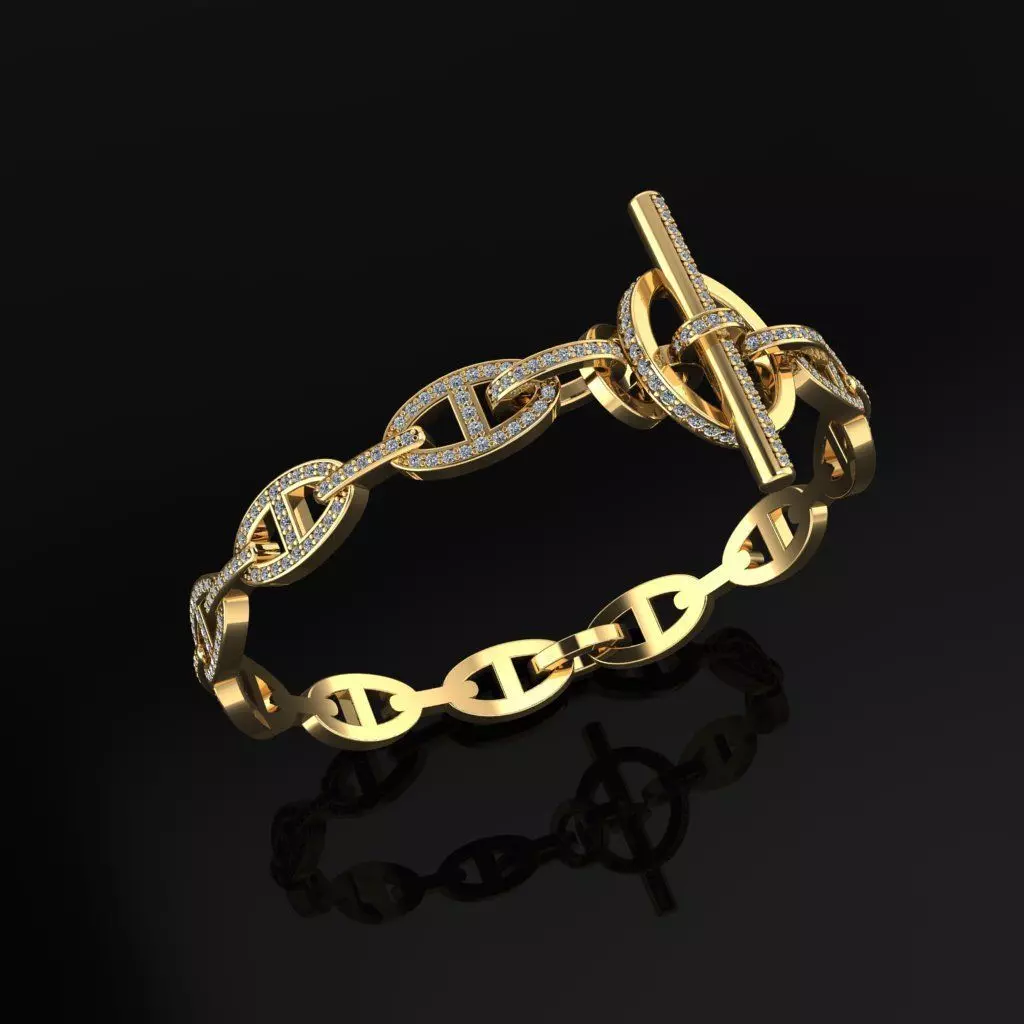 Bracelet 01 3D print model_0