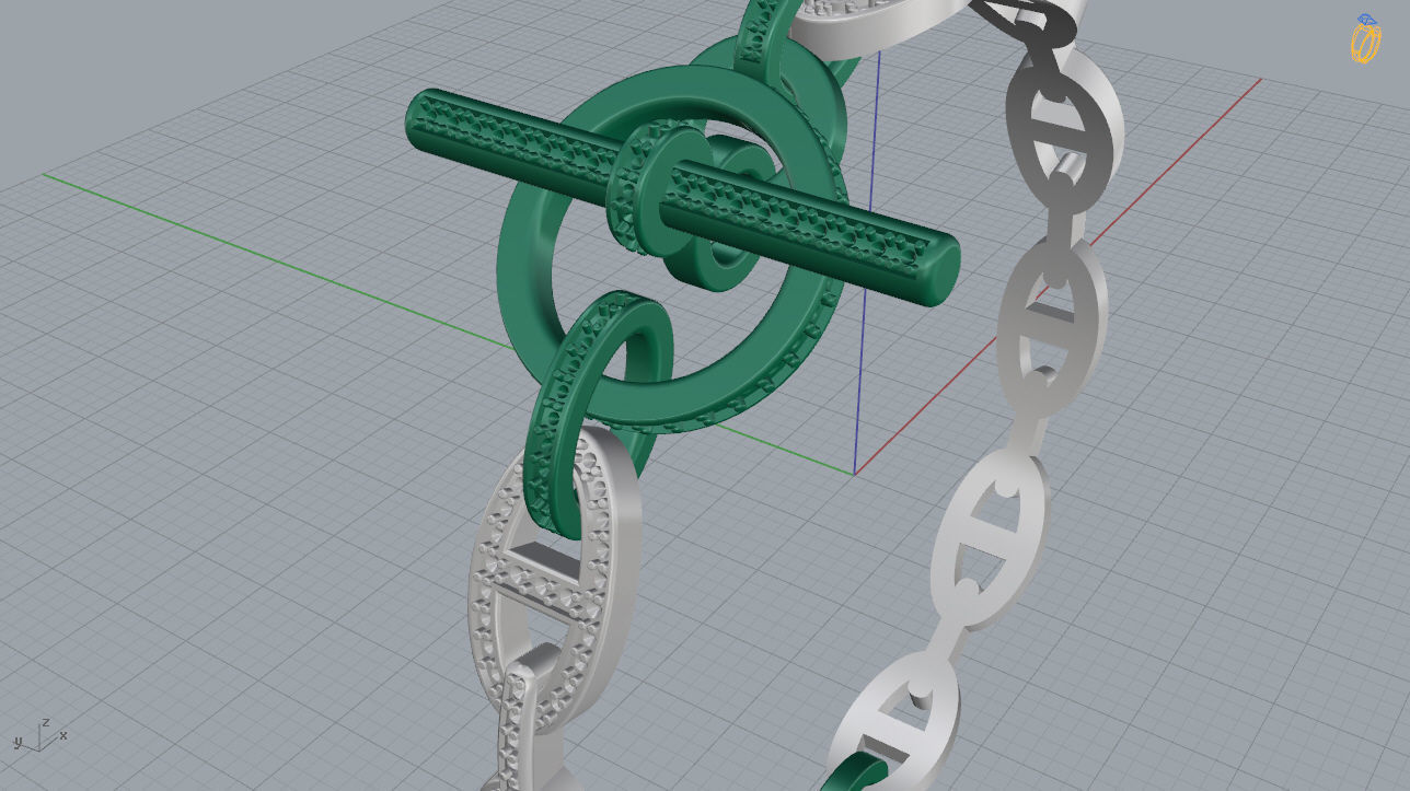 Bracelet 01 3D print model_12