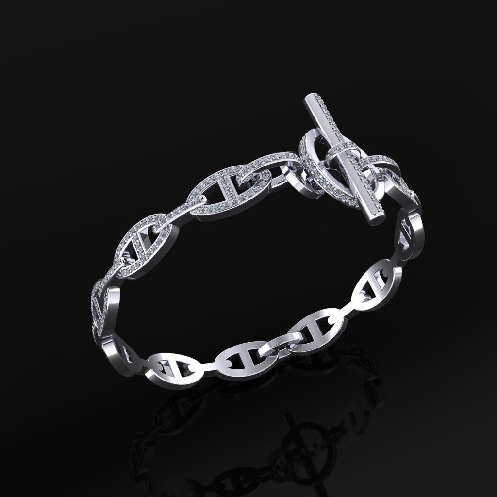 Bracelet 01 3D print model_2