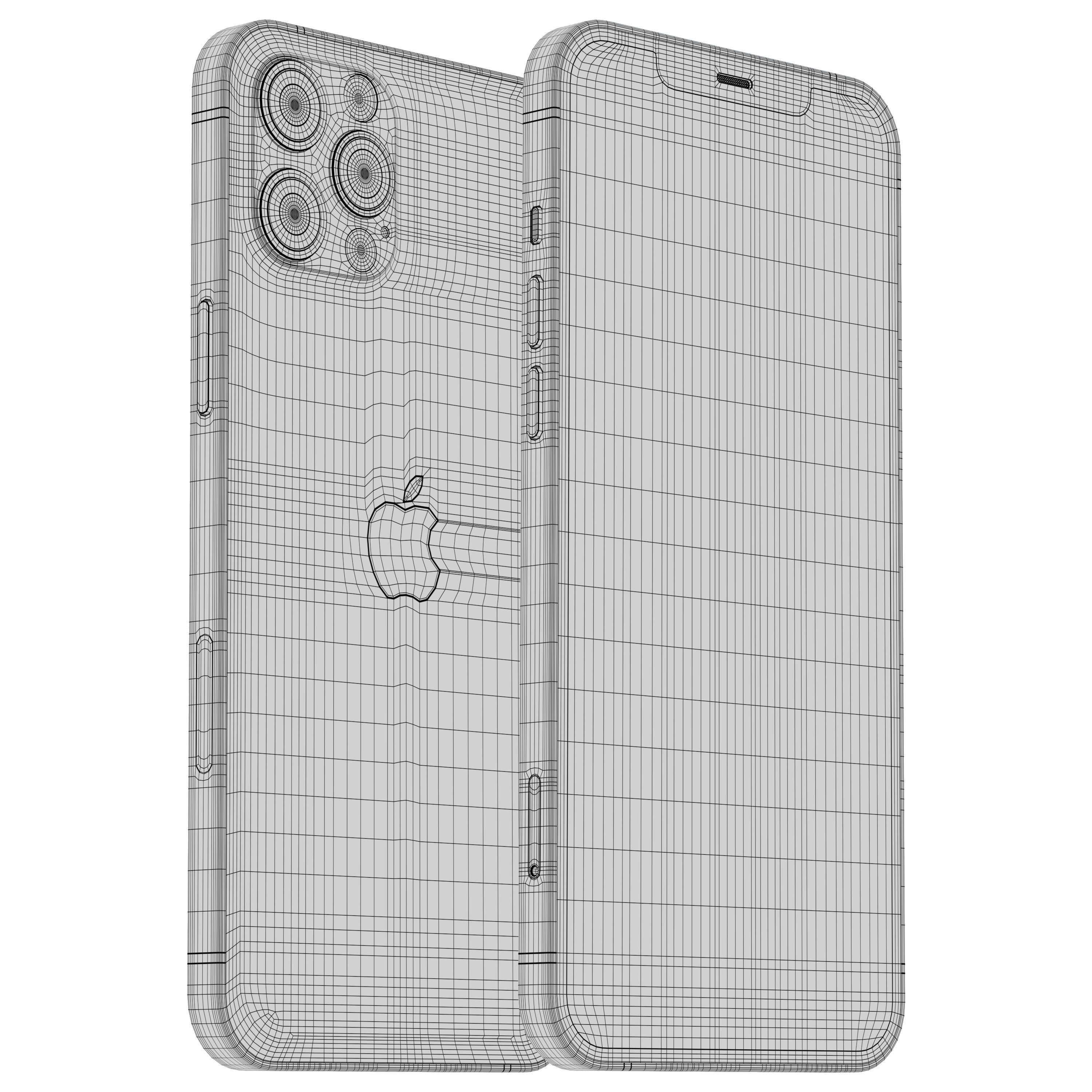 Apple iphone 12 pro Max 3D model_5