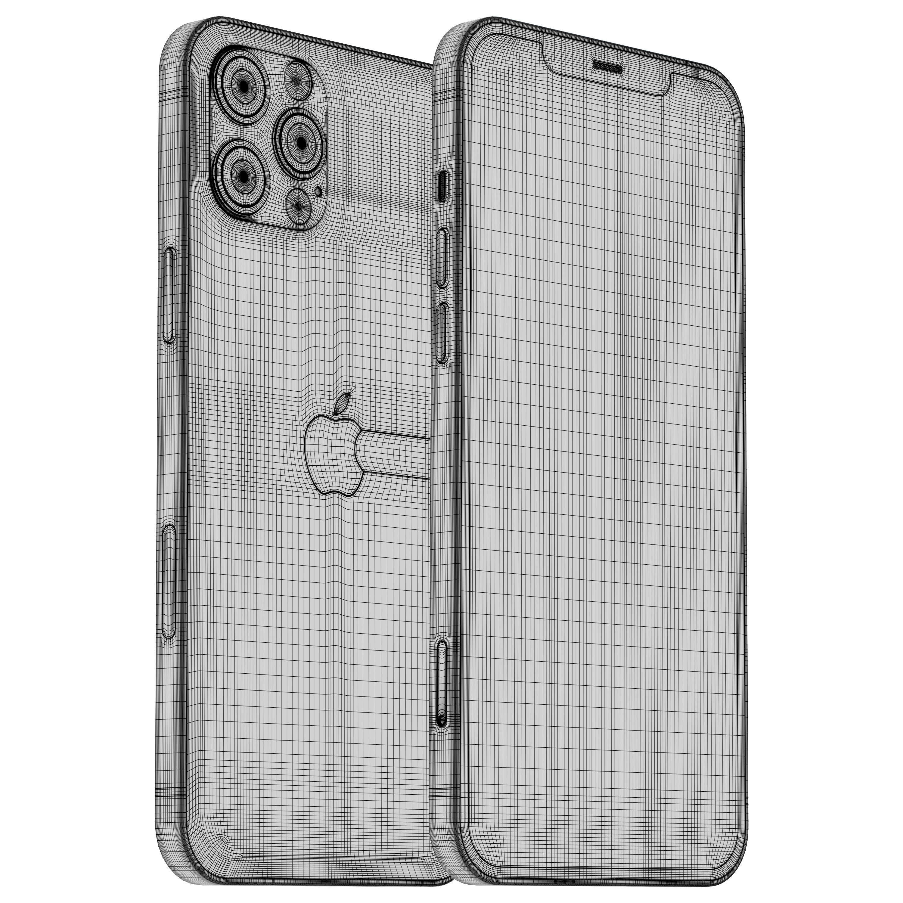 Apple iphone 12 pro Max 3D model_6