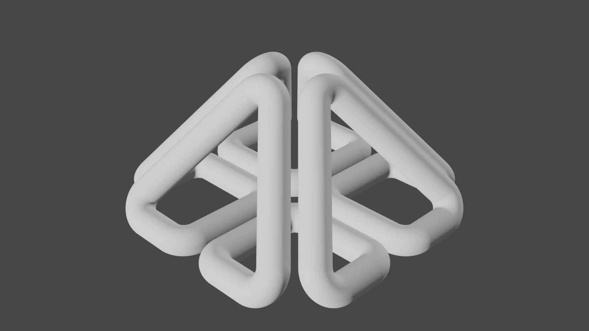 Interesting 3D printable one line object Free 3D print model_0