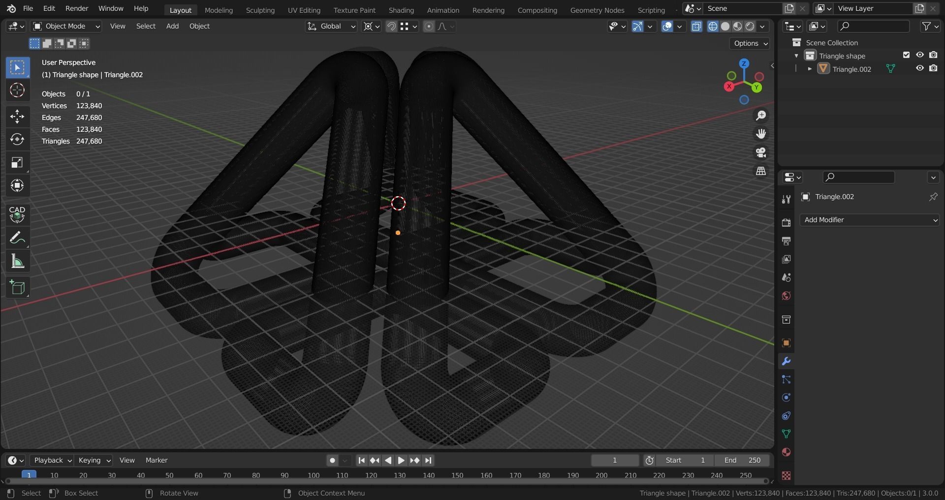 Interesting 3D printable one line object Free 3D print model_7