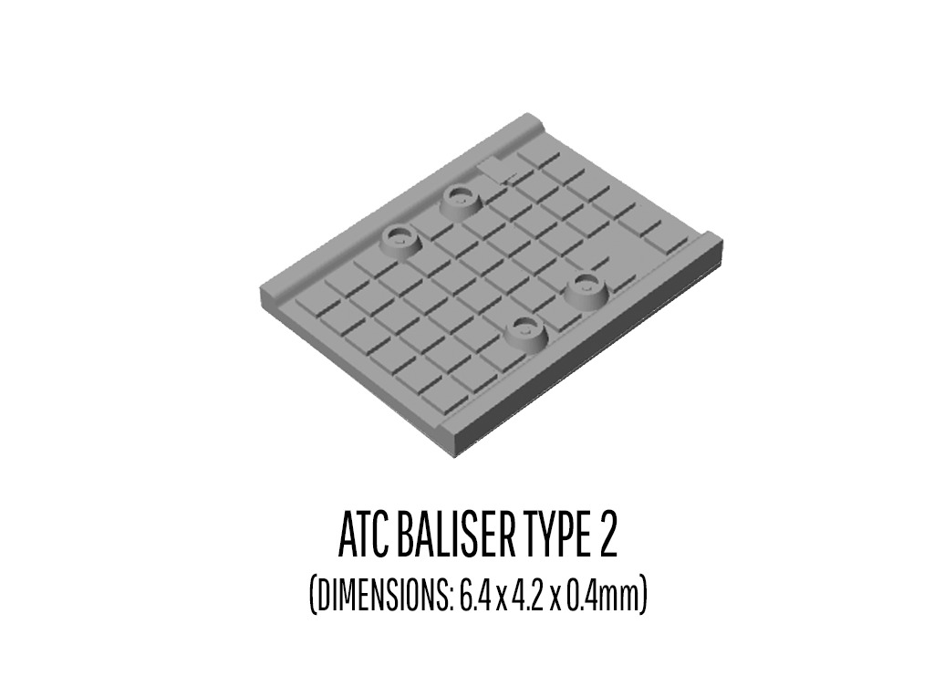 LINE-0036 Line side detail set for Sweden H0-scale 24 items 3D print model_16