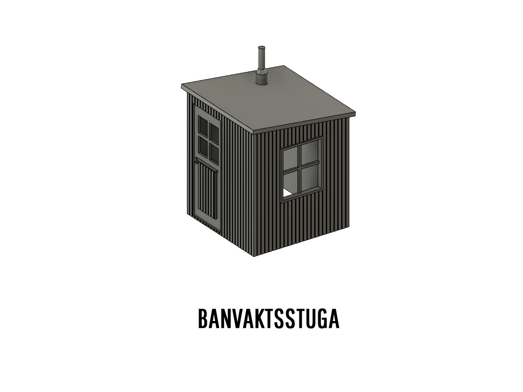 LINE-0036 Line side detail set for Sweden H0-scale 24 items 3D print model_13