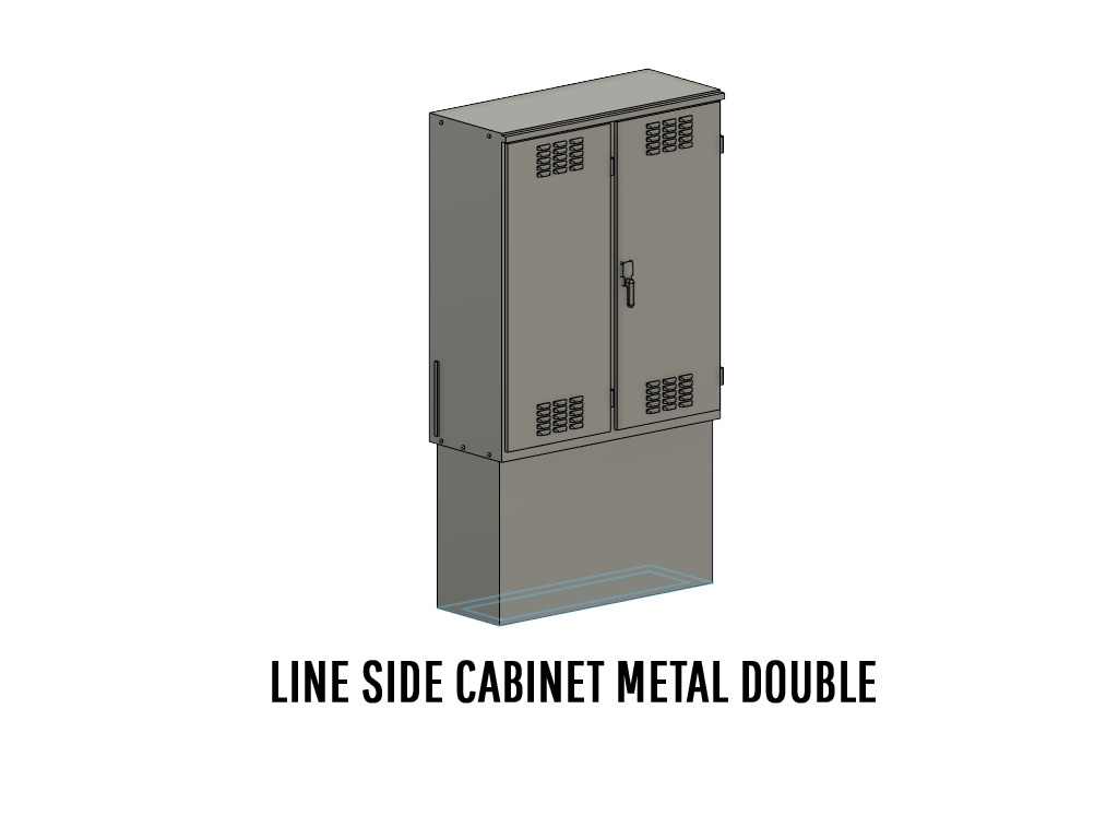 LINE-0036 Line side detail set for Sweden H0-scale 24 items 3D print model_5