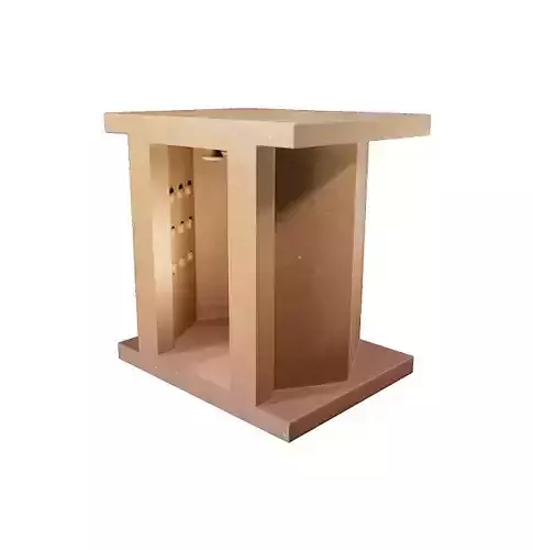 Wooden Elevator Toy Low-poly 3D model