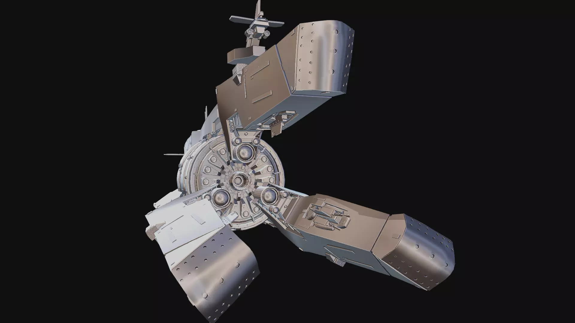 The Triglav Ship gundam 3D print model_0