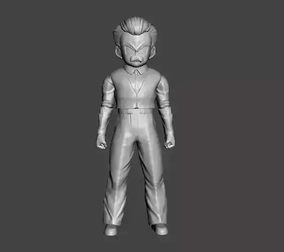 Krillin Dragon Ball GT 3D Model