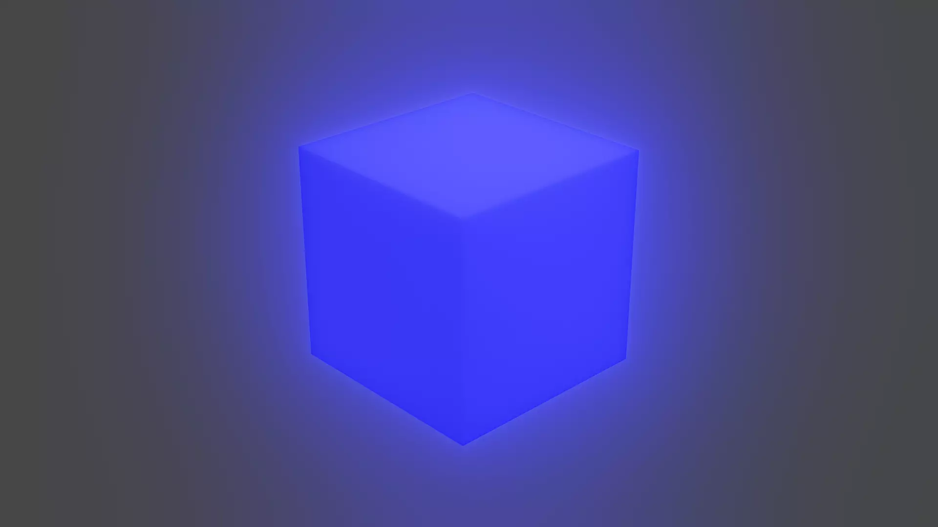 Blue Cube free VR / AR / low-poly 3D model | CGTrader