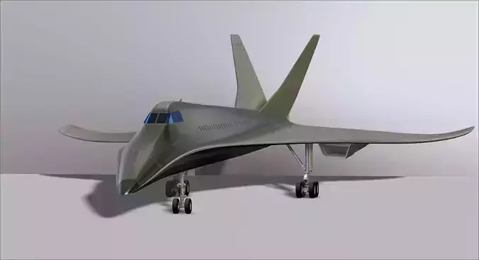 Concorde Prototype Aircraft Future   File STL for 3D Printing  3D print model