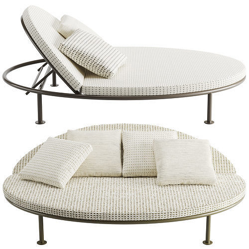 Bebitalia Italia Borea Sunbeds 3D model