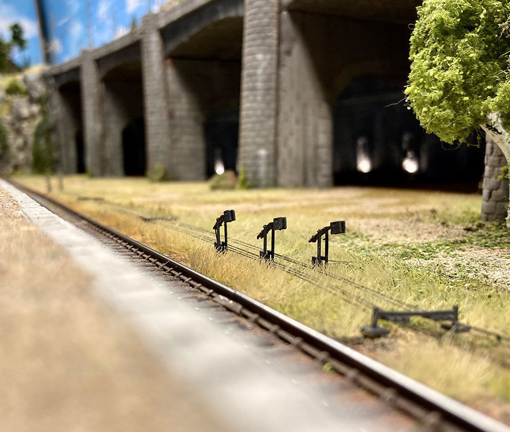 SIG-0003 Signal box set for wire control H0-scale 15 items 3D print model_10