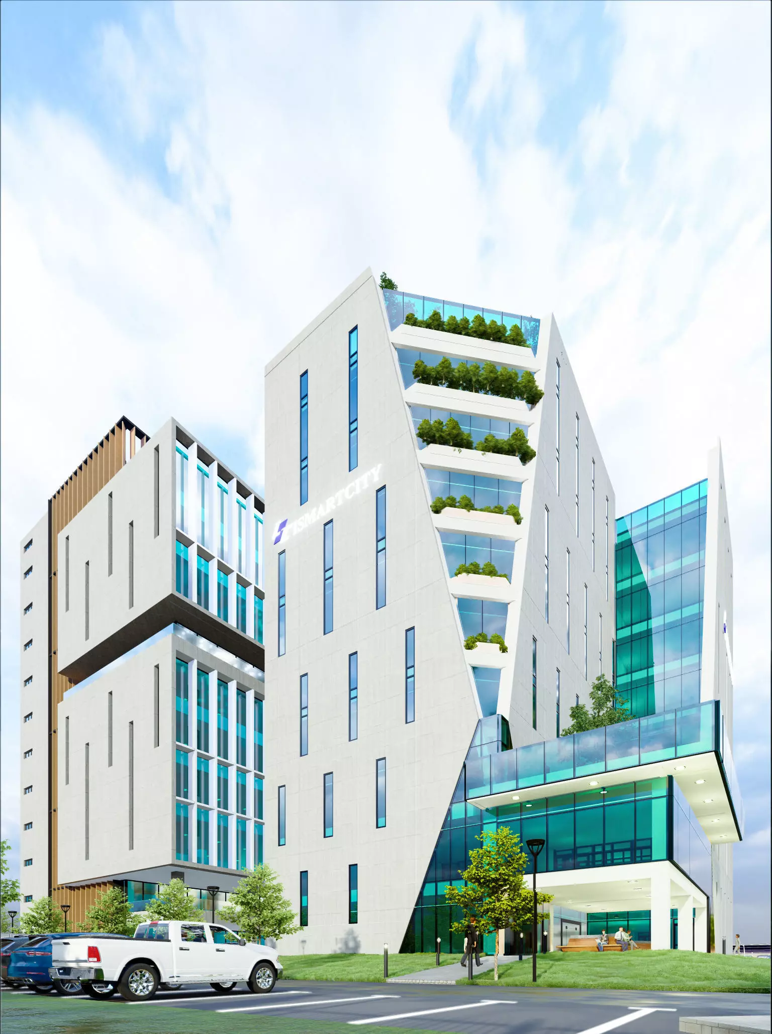 Office Building - 01 3D model