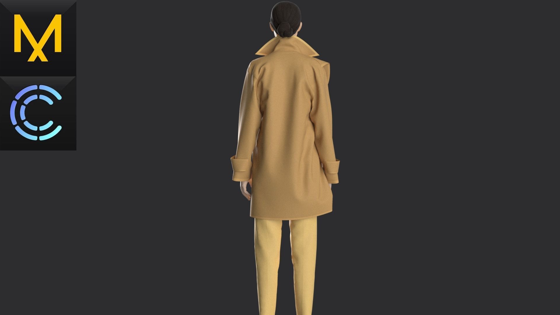 New Outfit Female OBJ mtl FBX ZPRJ 3D model_6