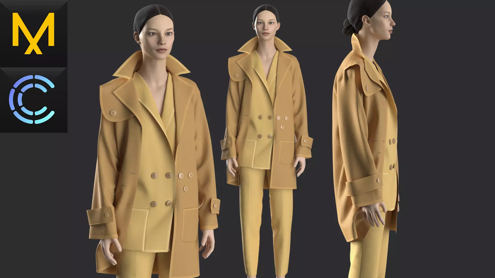 New Outfit Female OBJ mtl FBX ZPRJ 3D model_0