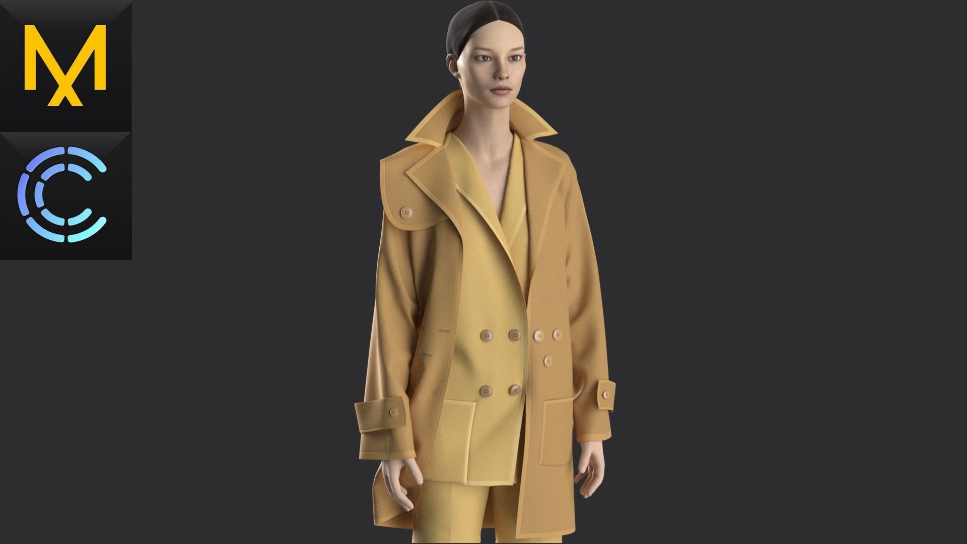 New Outfit Female OBJ mtl FBX ZPRJ 3D model_3