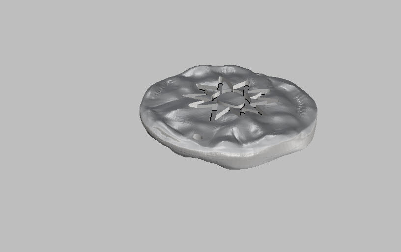 sun coin pendant 3D print model_5