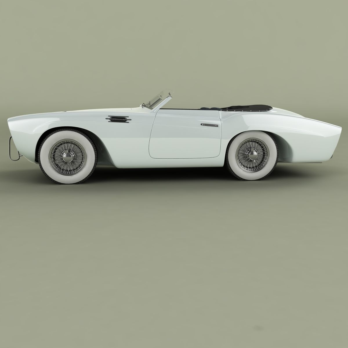 Pegaso Z-102 Convertible 3D model_1
