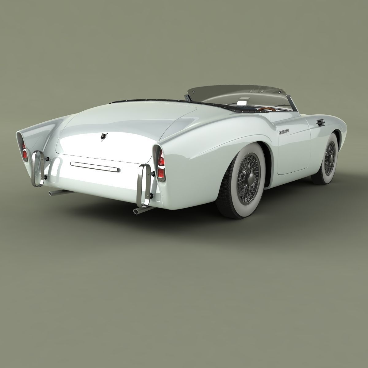 Pegaso Z-102 Convertible 3D model_2