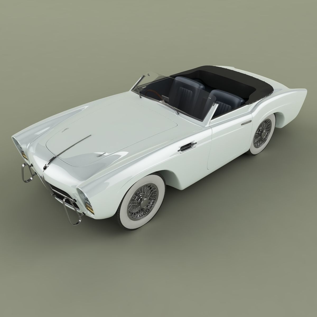 Pegaso Z-102 Convertible 3D model_5