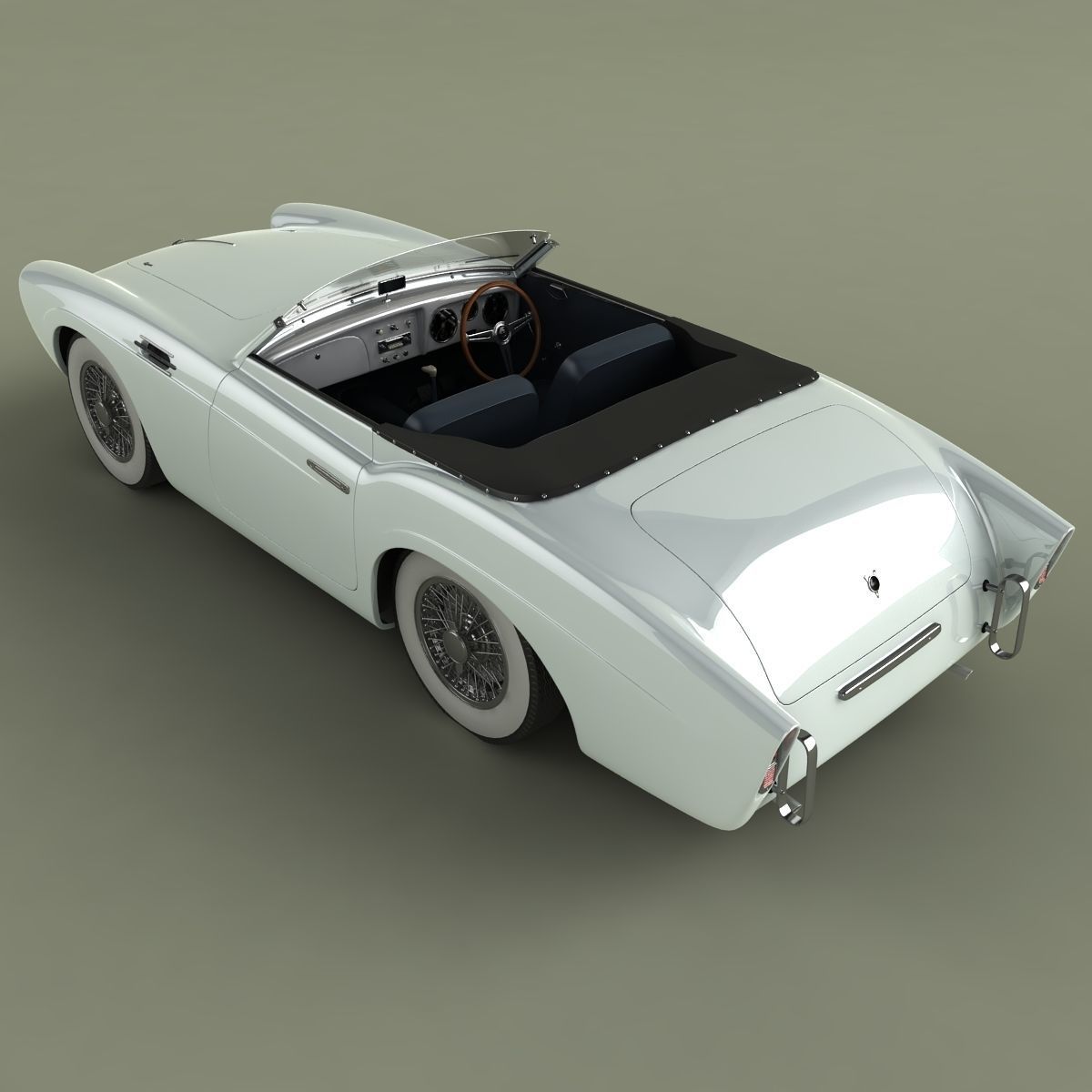Pegaso Z-102 Convertible 3D model_7