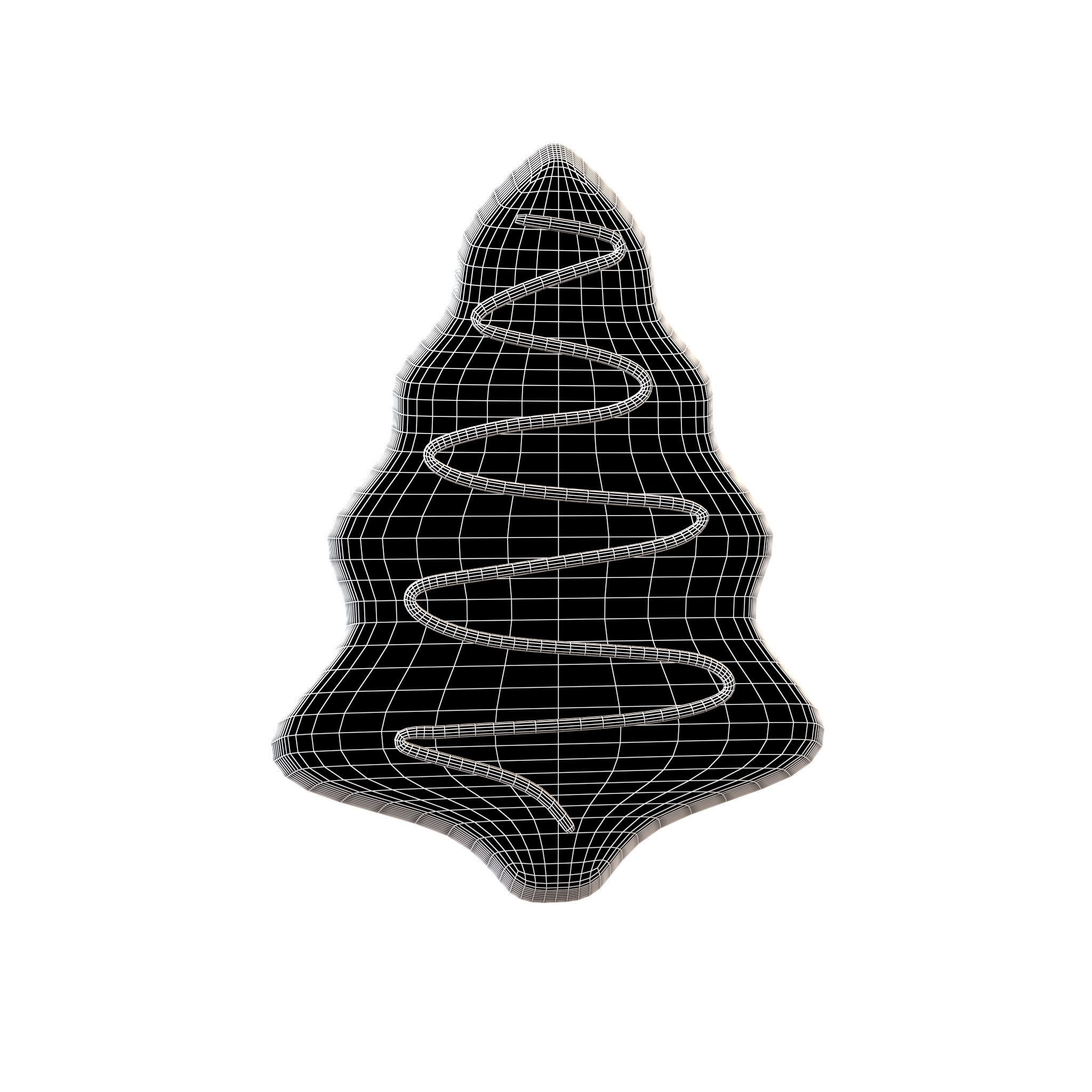 Christmas Tree Cookies V3 002 Low-poly 3D model_6