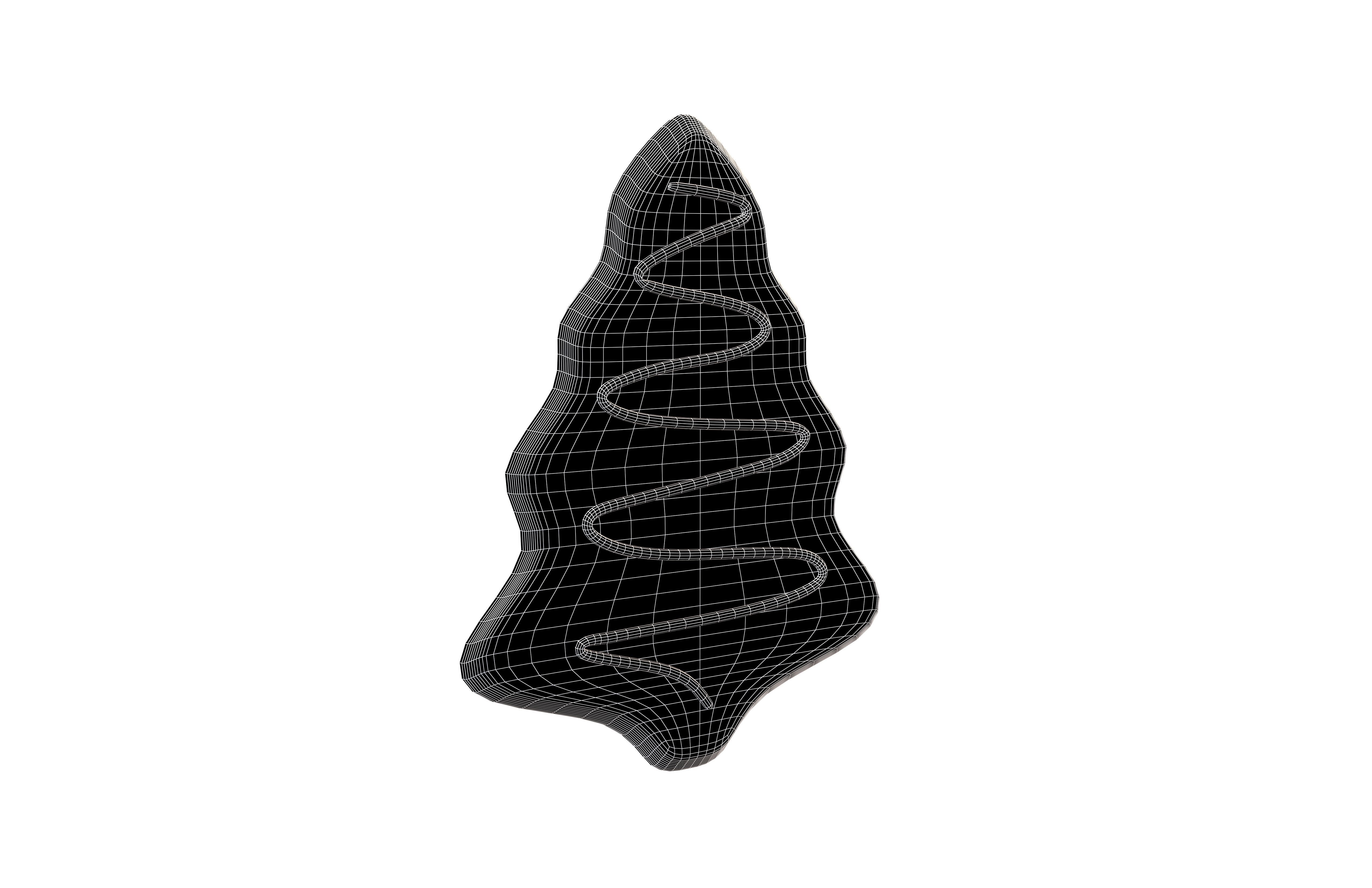 Christmas Tree Cookies V3 002 Low-poly 3D model_4