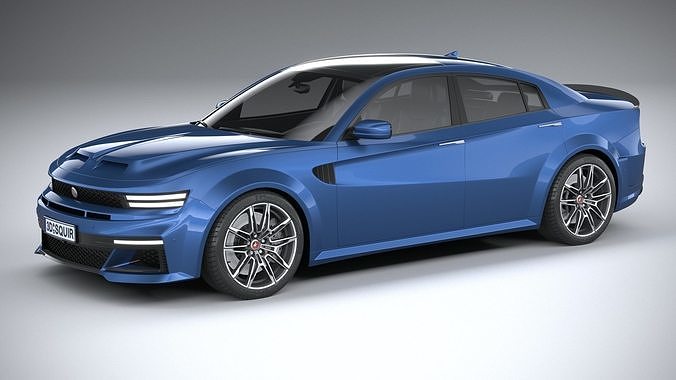 Generic Muscle Sedan 2022 3D model