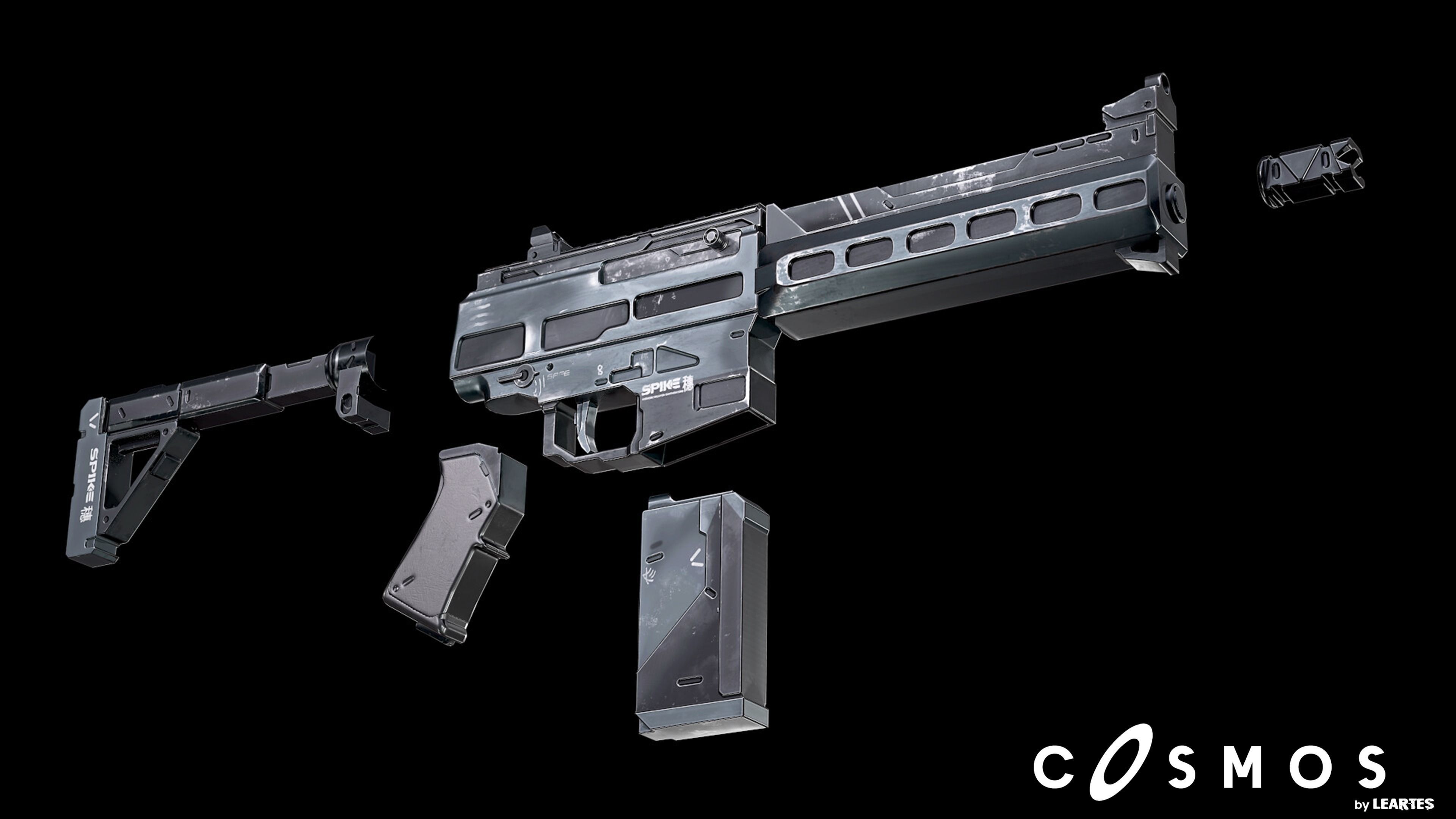 The Type - 2000 Low-poly 3D model_6