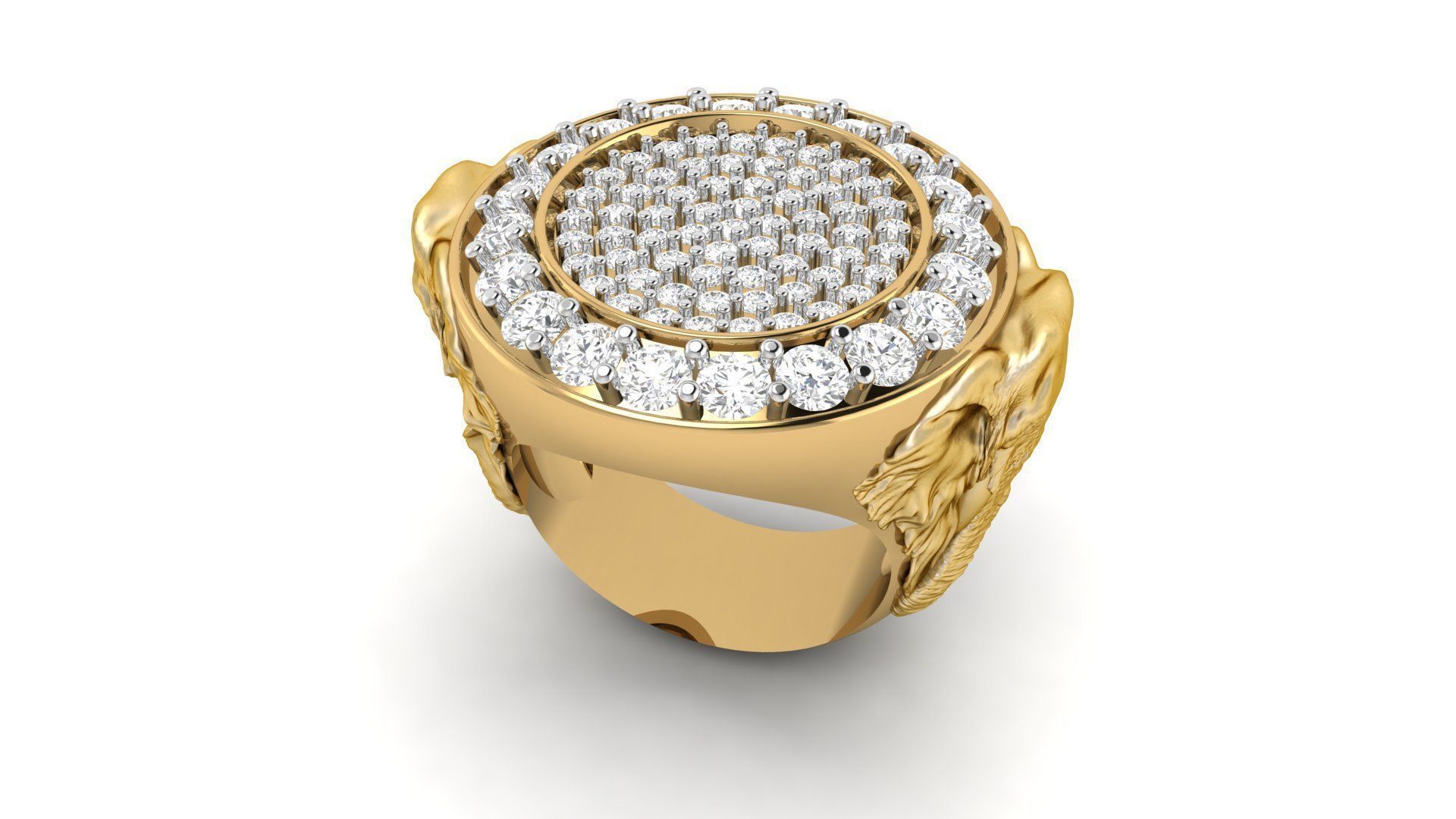 Elephant Sigent  Ring 3D Model  3D print model_7