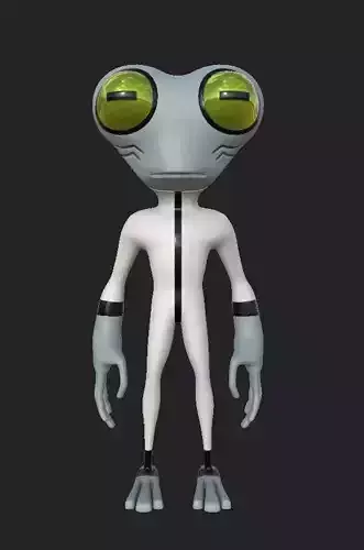 Grey Matter benten Low-poly 3D model