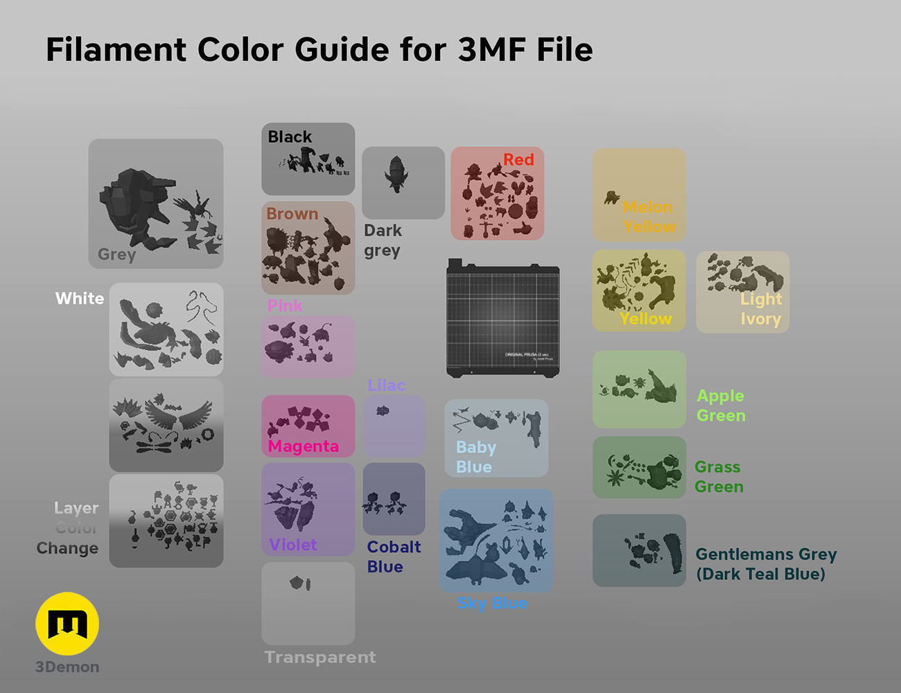 Pokemon Second Generation Low Poly 3D print model_97