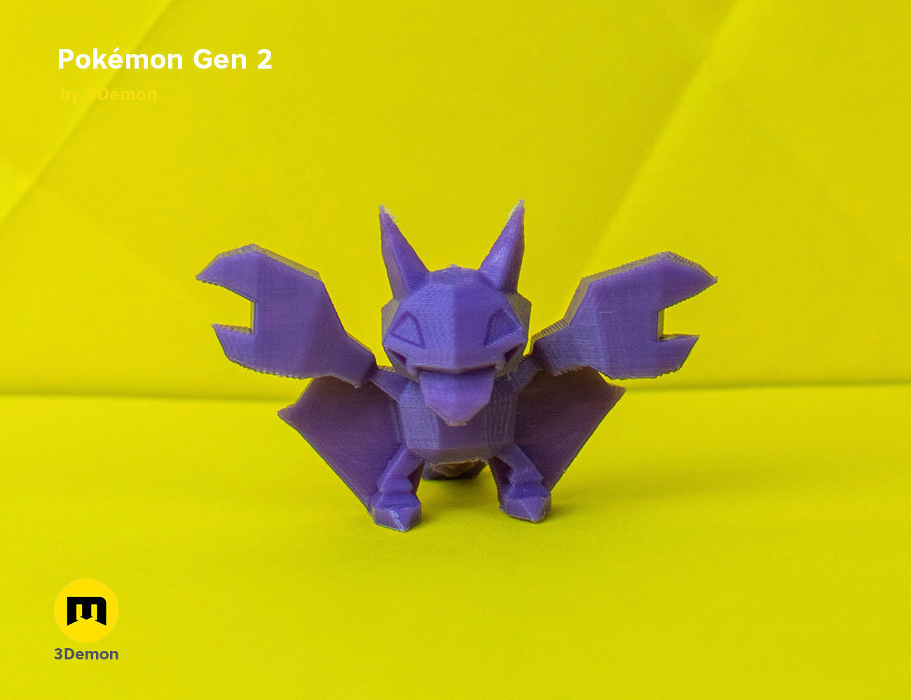 Pokemon Second Generation Low Poly 3D print model_85