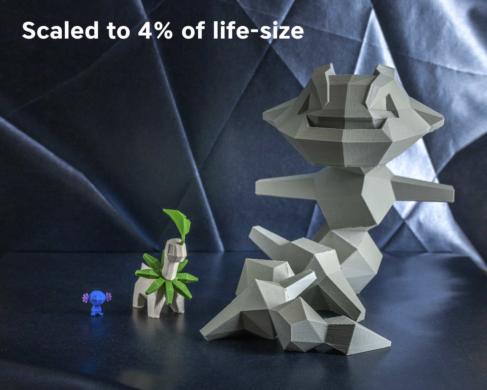 Pokemon Second Generation Low Poly 3D print model_6