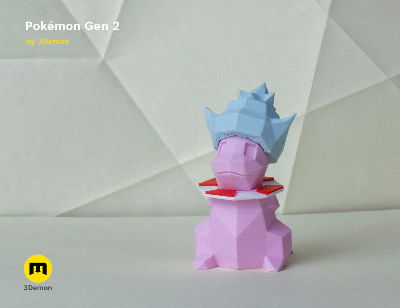 Pokemon Second Generation Low Poly 3D print model_54