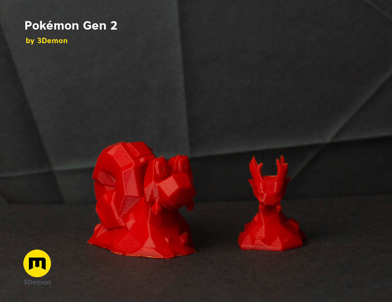 Pokemon Second Generation Low Poly 3D print model_55