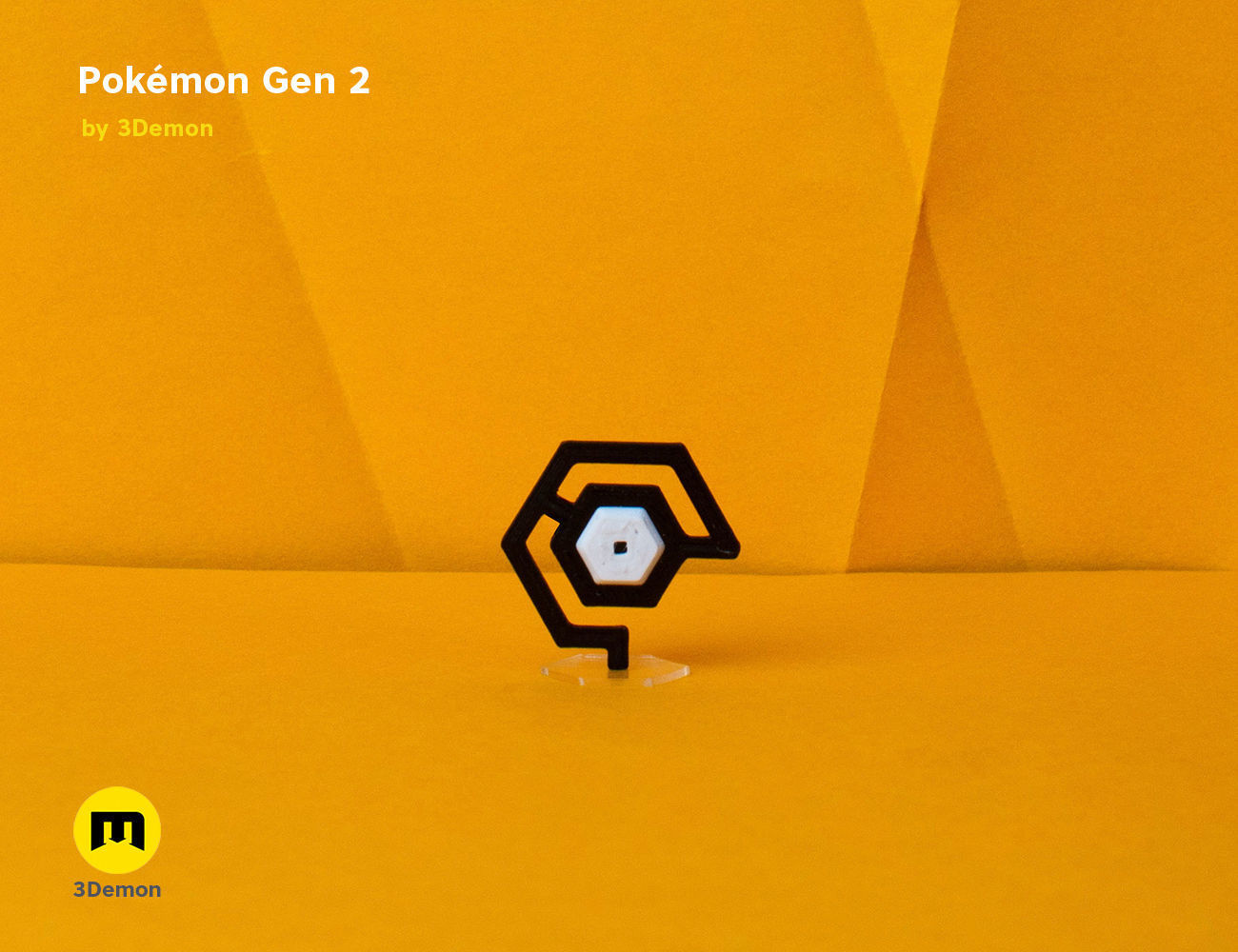 Pokemon Second Generation Low Poly 3D print model_87