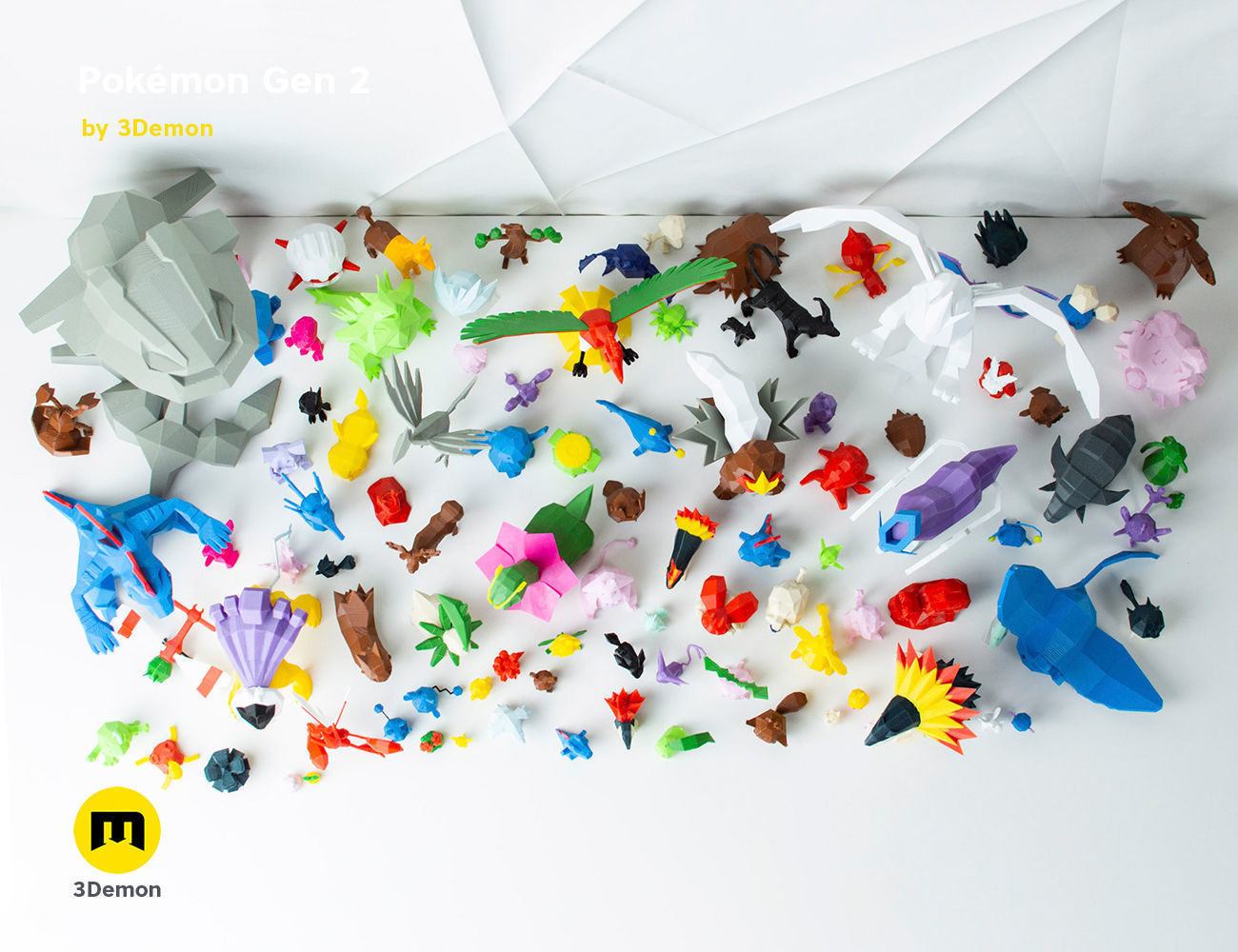 Pokemon Second Generation Low Poly 3D print model_62