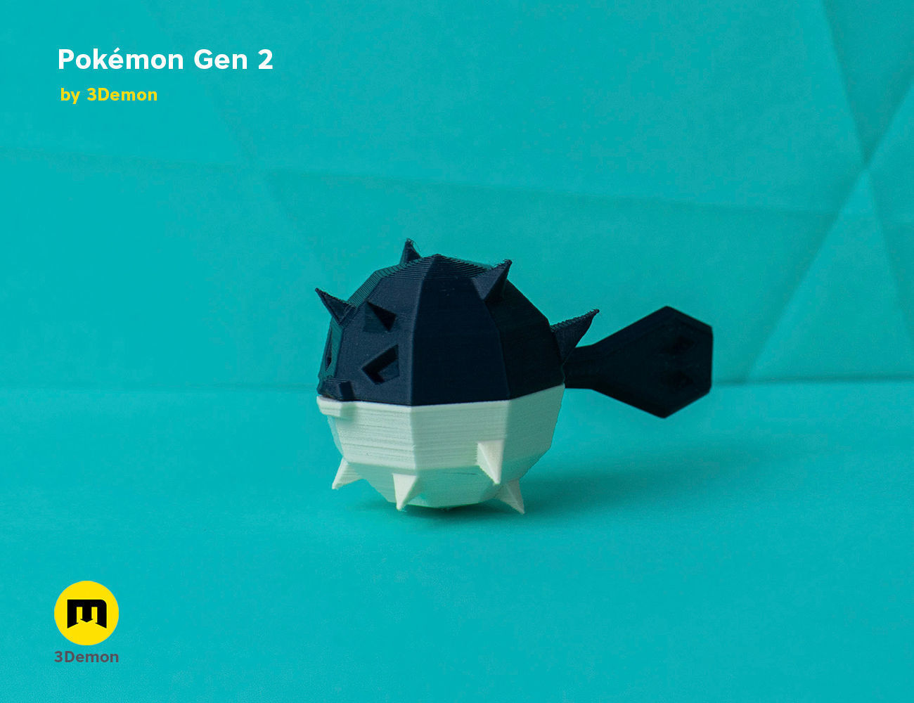 Pokemon Second Generation Low Poly 3D print model_79