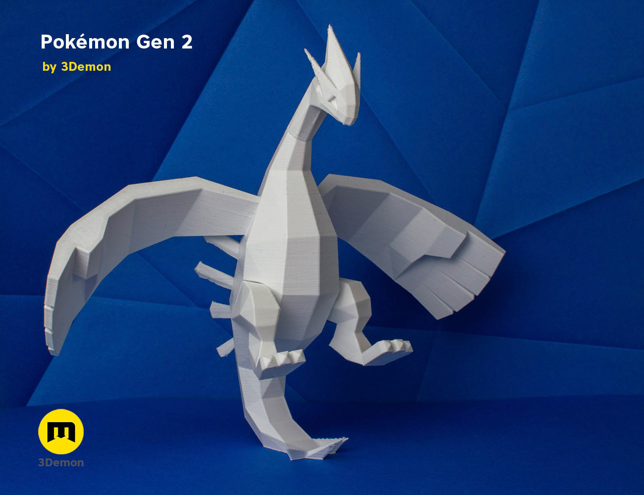 Pokemon Second Generation Low Poly 3D print model_73