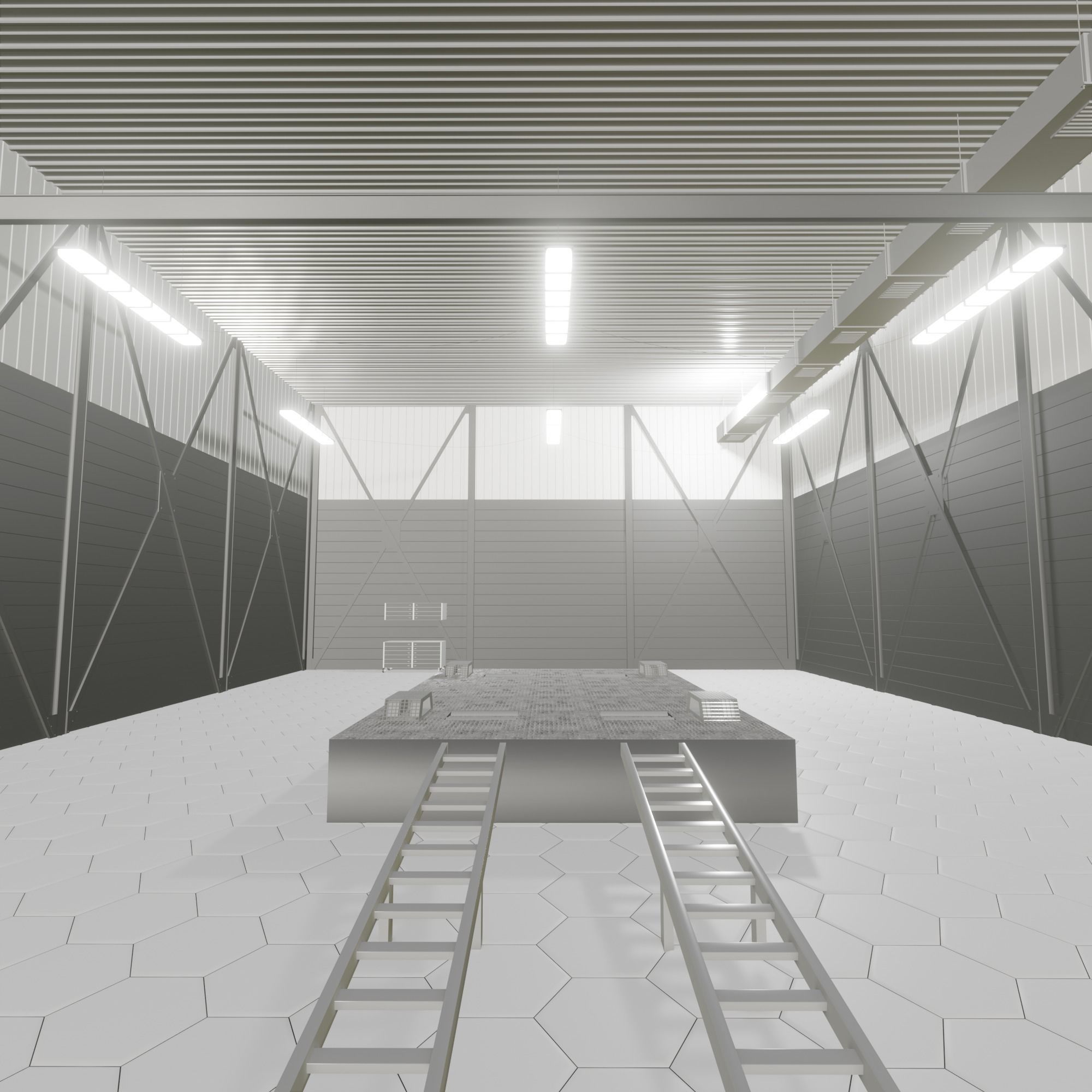 Tuning Car Service 3D model_4